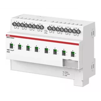 ABB SA/S8.16.6.2 osmokanalni sklopni aktuator 16A C-Load, za DIN tračnicu, KNX 2CDG110271R0011