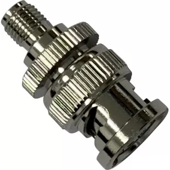 Wittenberg Antennen 103509 BNC utikač na SMA utičnicu koaksijalni adapter, 50 Ohm, DC-4 GHz, poniklani mesing