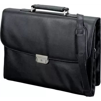 JÜSCHA Alassio Catana 92434 Business Bag A4 Black Faux Leather
