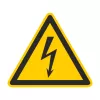 CIMCO 182720 znak upozorenja električni napon 100x100x1 mm žuto-crna