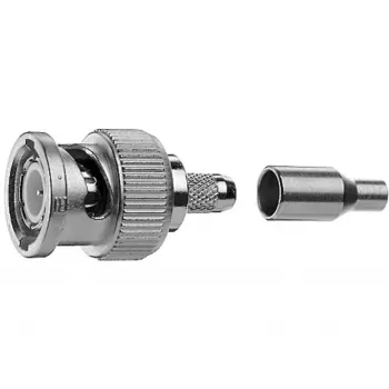 Telegärtner BNC kabel utikač crimp G04 75 Ohm, crimp/crimp, Standard, A2505, G04 (RG-179B/U) - 1 komad