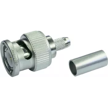 Telegärtner BNC crimp utikač kabela G13/G50, 75 Ohm, Professional, 0,4/2,5, 5 komada (J01002A1350)