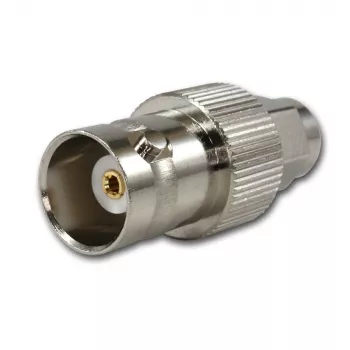 Telegärtner BNC utičnica na SMA utikač RF koaksijalni adapter, 50 Ohm, DC-4 GHz, poniklani mesing, J01008A0025