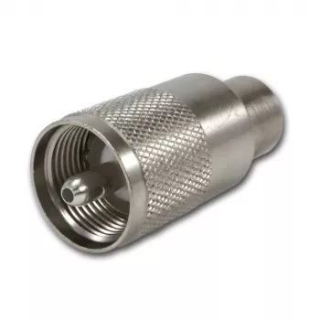 Telegärtner UHF utikač PL259/6 za RG-58 C/U & RG-59 B/U, PTFE izolacija, poniklano kućište, posrebreni kontakt, 5 komada (J01040B0604)