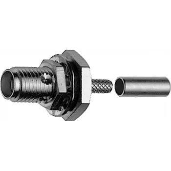 Telegärtner SMA utičnica crimp spojnica za RG-316/U, zlatna, 5 komada (J01151A0001)