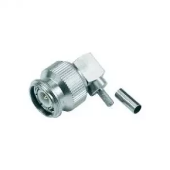 Telegärtner TNC kutni crimp utikač 50 Ohm za RG-316/U, lemljenje/crimp priključak, poniklana mjed J01010B0012