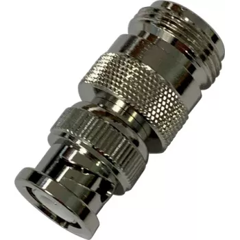 Wittenberg Antennen 103507 BNC utikač na N utičnicu koaksijalni adapter, 50 Ohm, poniklani mesing
