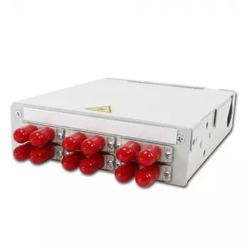 TELEGÄRTNER STX DIN tračni razdjelnik 6xST-Duplex, metalna čahura/metalno kućište, multimode (H82050A0001)