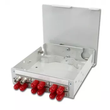 TELEGÄRTNER STX DIN tračni razdjelnik 6xST-Duplex, metalna čahura/metalno kućište, multimode (H82050A0001)