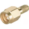 Telegärtner SMA kabel konektor crimp/lemljenje G05 (RG-223/U, RG-142 B/U), zlatni, 50 Ohm, DC-18 GHz J01150A0031