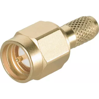 Telegärtner SMA kabel konektor crimp/lemljenje G05 (RG-223/U, RG-142 B/U), zlatni, 50 Ohm, DC-18 GHz J01150A0031