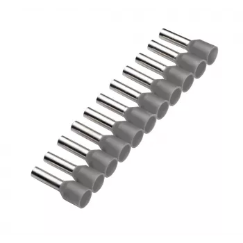 Cimco 187501 kabelska stopica 0,75 mm² djelomično izolirana siva 500 komada