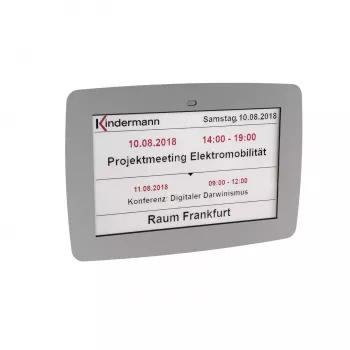 Kindermann eInk Doorsign 7.4 Stainless Steel Frame 5002000611
