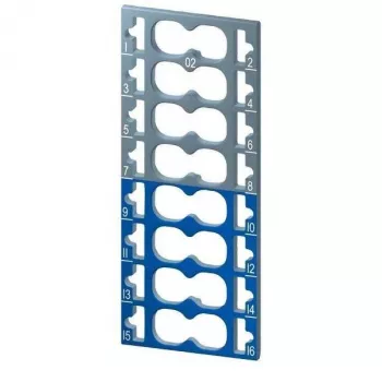 Siemens SIMATIC ET 200SP etikete za označavanje bojom, 8x sive + 8x plave, set od 16 komada 6ES71936CP022MA0