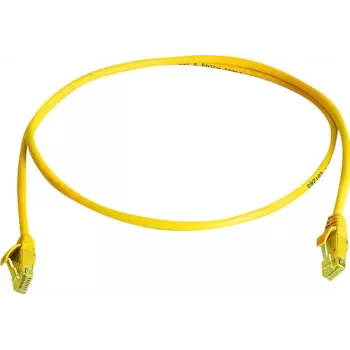 Telegärtner L00000A0294 Cat6 U/UTP RJ45 patch kabel, 0,5m, žuti