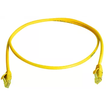 TELEGÄRTNER Cat.6 U/UTP patch kabel, RJ45, 10m, LSZH, sivi L00005A0133