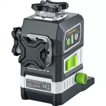 Laserliner PowerPlane-Laser 3G Multi-18V Green 3 x 360° laserski nivelir (osnovna jedinica) 036.380L
