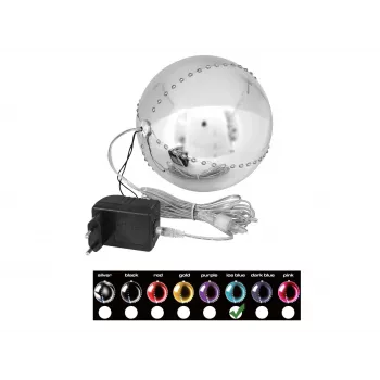 EUROPALMS LED snježna kugla 15cm, Ice Blue 83501241