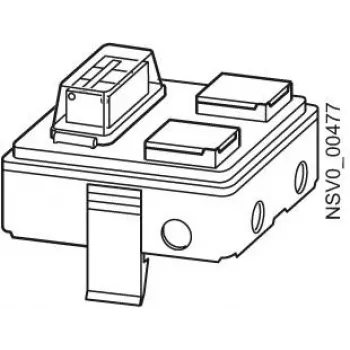 SIEMENS BD2-AK1/2SD163FIA izlazna kutija 16A 2x1-polna s rastavnim osiguračem (BVP:660870)