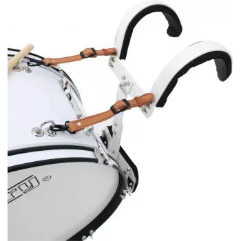 DIMAVERY MB-424 marširajući veliki bubanj 24x12, bijeli 26010361