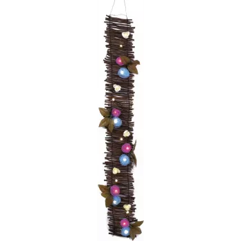 EUROPALMS girlanda s ružama i LED diodama, 120cm, bijela 83330320