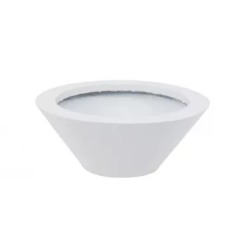 EUROPALMS Leichtsinn Bowl-15 dekorativna zdjela, bijela, sjajna 83011822