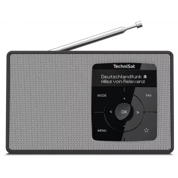 TechniSat DIGITRADIO 2 DAB+ UKV Bluetooth radio budilica crno-bijela 0002/3910