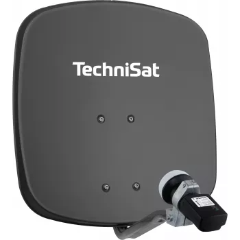 TechniSat satelitska antena s LNB, tanjur 45 cm, aluminij, Single LNB (1345/8195)