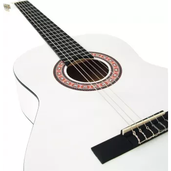 DIMAVERY AC-303 koncertna gitara, bijela (26241008)