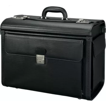JÜSCHA Alassio Vicenza 45047 torba za prijenosno računalo 15,6 inch crna umjetna koža