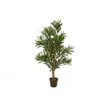 EUROPALMS oleander drvo, umjetna biljka, bijelo, 120 cm (82507246)