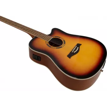 DIMAVERY DR-520 Dreadnought Acoustic Guitar, Sunburst 26231274