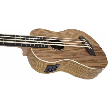 DIMAVERY UK-700 bas ukulele, zebrano 26255850