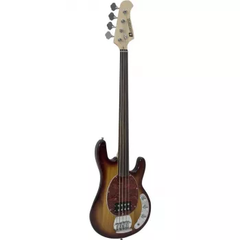 DIMAVERY MM-501 električni bas, fretless, tobacco 26222080