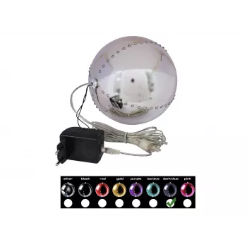 EUROPALMS LED snježna kugla 15cm, tamnoplava 83501247
