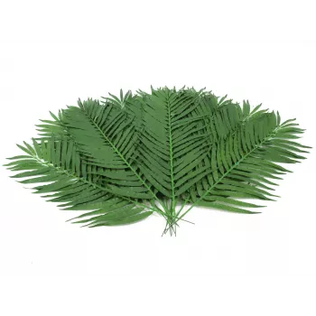 EUROPALMS Coconut Palm Frond, Artificial, 110cm, 12-Pack 82509897