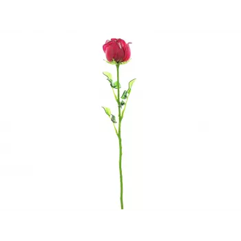 EUROPALMS Crystal Rose umjetni cvijet, burgund, 81cm 82600209