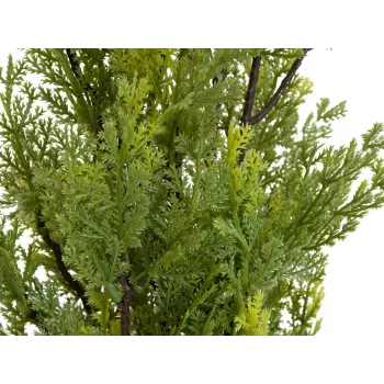 EUROPALMS Leyland Cypress Artificial Plant, 90cm, Black Pot 82606962