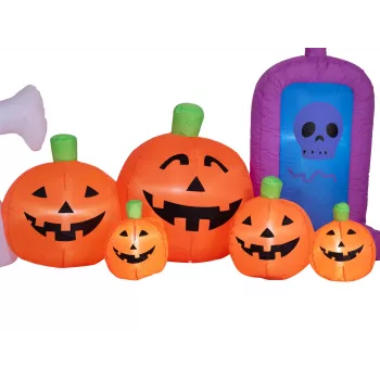 EUROPALMS Halloween duh na napuhavanje s bundevama, 244cm (83316154)