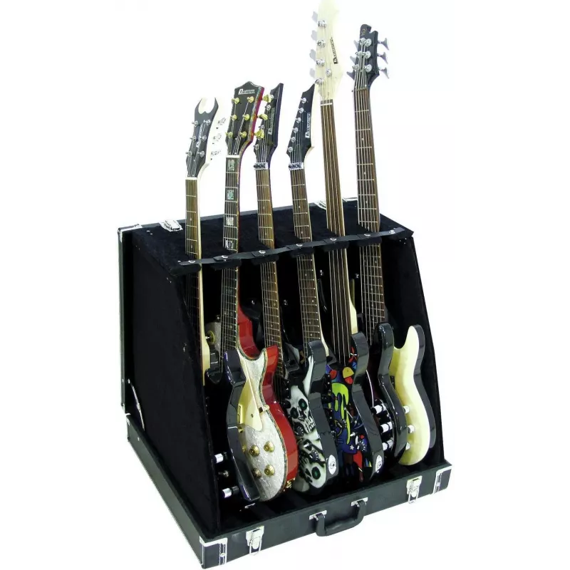 DIMAVERY stalak-flightcase za 6 gitara 26348130