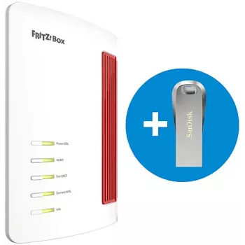 FRITZ!Box 7690 Wi-Fi 7 VDSL/ADSL Router with 64GB SanDisk USB Drive 20003169