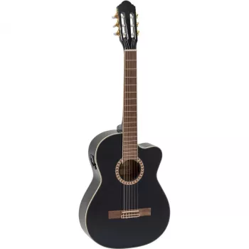 DIMAVERY CN-600E koncertna gitara, crna 26235007