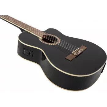 DIMAVERY CN-600E koncertna gitara, crna 26235007