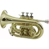 DIMAVERY TP-300 Bb džepna truba, zlatni lak 26503720