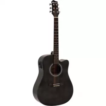 Dimavery STW-90 dreadnought akustična gitara, vintage crna 26245082
