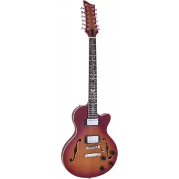 DIMAVERY LP-612 električna gitara, Flamed Sunburst 26215180
