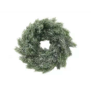 EUROPALMS snježni vijenac od PE jele, 45cm 83501720