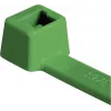 HellermannTyton T80R-N66-GN-C1 standardna vezica za kabele, unutarnje nazubljenje, 210 mm x 4,6 mm, zelena, 100 komada 116-08015