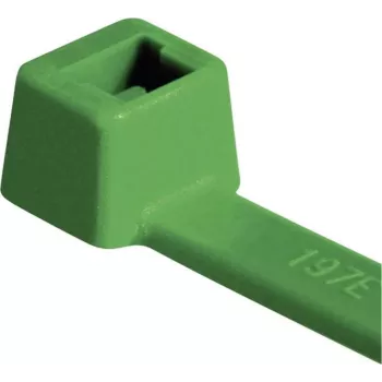 HellermannTyton T80R-N66-GN-C1 standardna vezica za kabele, unutarnje nazubljenje, 210 mm x 4,6 mm, zelena, 100 komada 116-08015