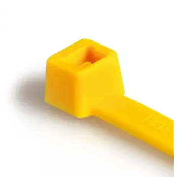 HellermannTyton T80R-N66-YE-C1 standardna vezica za kabele, 210 x 4,6 mm, žuta, 100 komada 116-08014